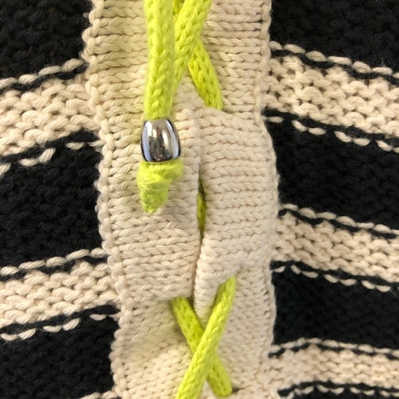 Pure handknit crisscross back sweater SZ S  knit - Picture 7 of 9